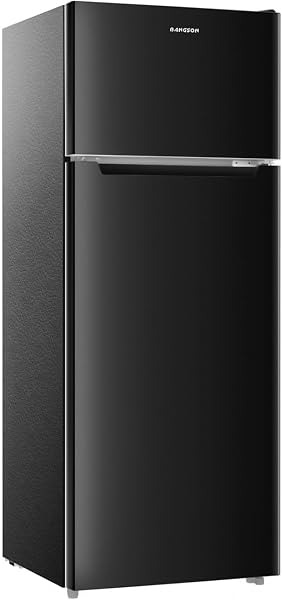 BANGSON 7.7 Cu.Ft Refrigerator with Top Freezer Black
