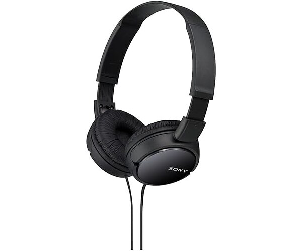 Sony ZX Series Wired On-Ear Headphones, Black MDR-ZX110