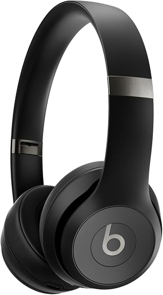 Beats Solo 4 - Wireless On-Ear Bluetooth Headphones, 50-Hour Battery Life, Matte Black