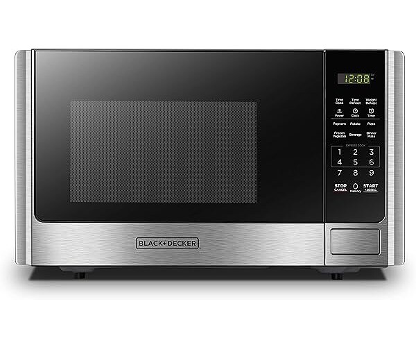 BLACK+DECKER Countertop Microwave Oven, 0.9 Cu.Ft, 900W, Stainless Steel