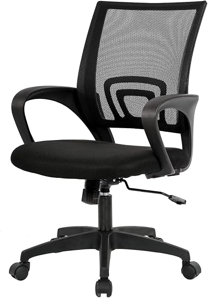 BestOffice Ergonomic Office Chair, Mid Back Mesh Desk Chair