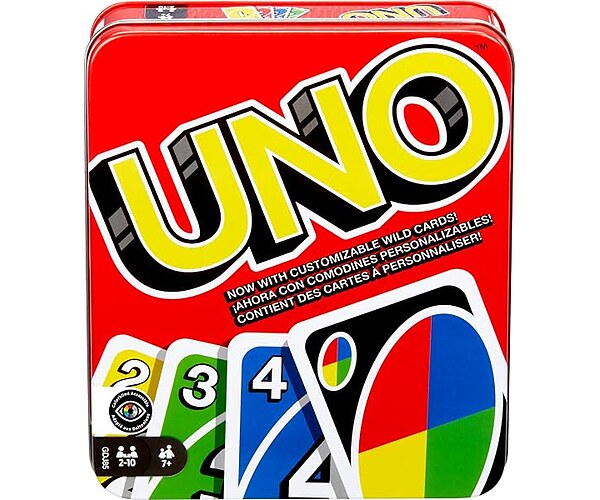 Mattel Games UNO Card Game, Ages 7+, 2-10 Players