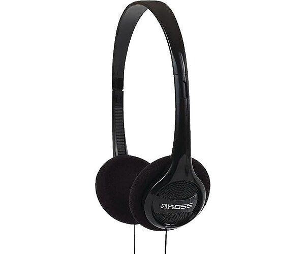 Koss KPH7 Lightweight Portable Headphone, Black