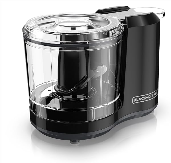 BLACK+DECKER 1.5-Cup Electric Food Chopper, One Touch Pulse, 150W Motor