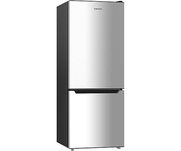 BANGSON 7.1 Cu.Ft Refrigerator with Bottom Freezer Silver