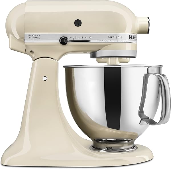 KitchenAid Artisan 5-Qt Tilt-Head Stand Mixer KSM150PS, Almond Cream