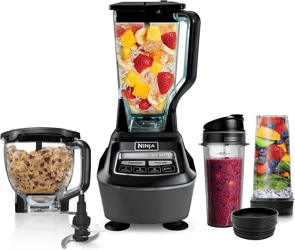 Ninja Kitchen System Pro 1500W 72oz Pitcher 8-Cup Black BL770