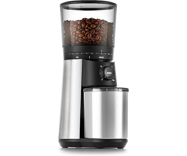 OXO Brew Conical Burr Electric Coffee Bean Grinder, 12 Oz, Silver