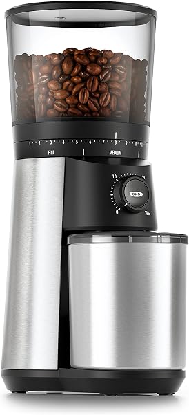 OXO Brew Conical Burr Electric Coffee Bean Grinder, 12 Oz, Silver