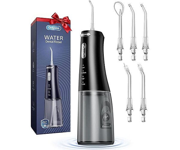 Onlyone Water Flosser with Adjustable Water Pressure for Daily Oral Care
