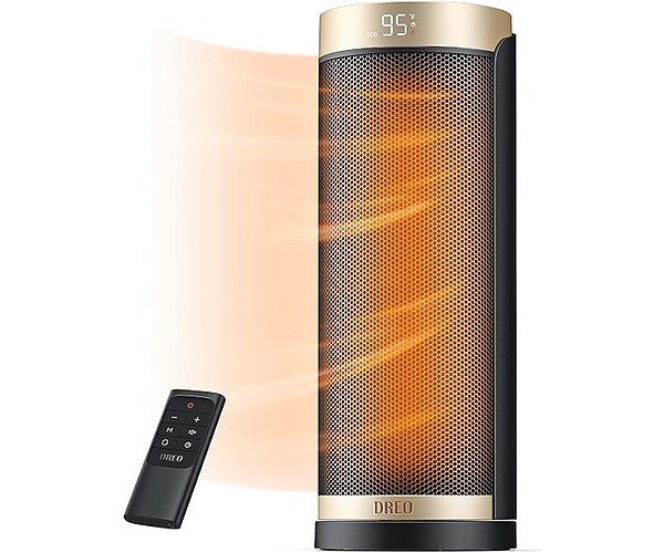 DREO Space Heaters for Indoor Use with Thermostat, 1500W Electric Heaters